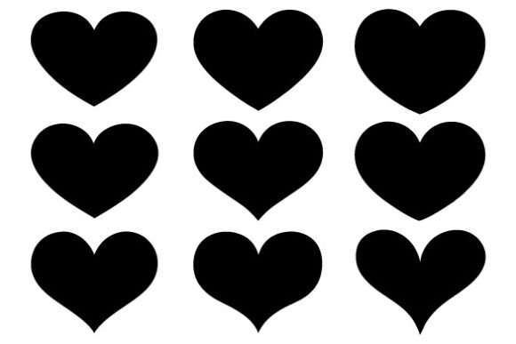 Download Heart Svg, Heart Shape Bundle - Heart shape Collection