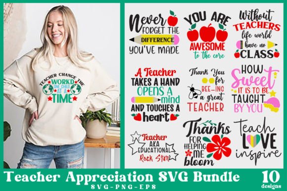 Download Teacher Appreciation SVG Bundle - Teacher appreciation svg Collection