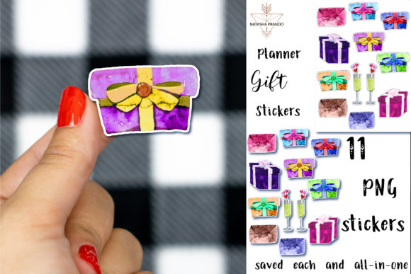 Download Gift Stickers, 11 Printable Stickers - Gift stickers Collection