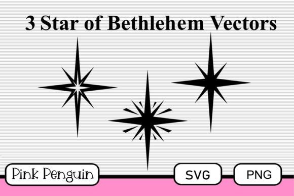 Download 3 Star of Bethlehem Christmas Vectors - Vectors Collection