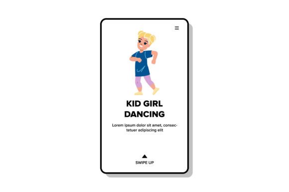 Download Kid Girl Dancing Vector - Premium Resources