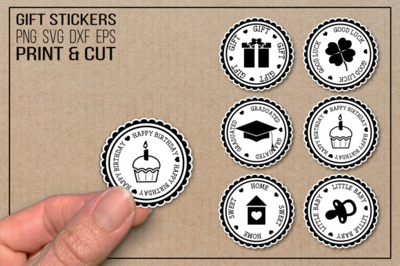 Download Gift Stickers Clipart - Gift stickers Collection