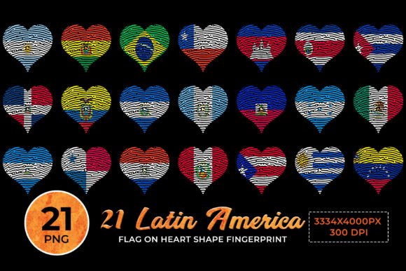 Download 21 Latin America Flag Heart Shape Finger - Heart shape Collection