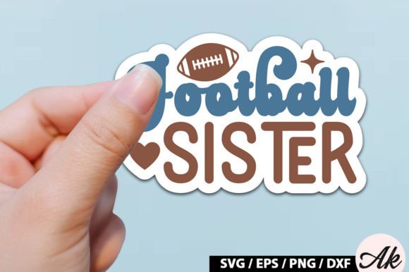 Download Football Sister Retro Stickers - Retro stickers Collection